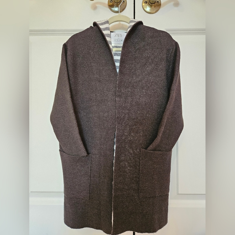 Zara gray cardigan for 7yr girl